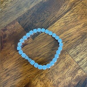 Lia Sophia Silver Crystal Tennis Bracelet